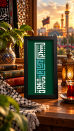 تابلو تایپوگرافی «یا مولاتی یا فاطمه اغیثینی» - تصویر 2