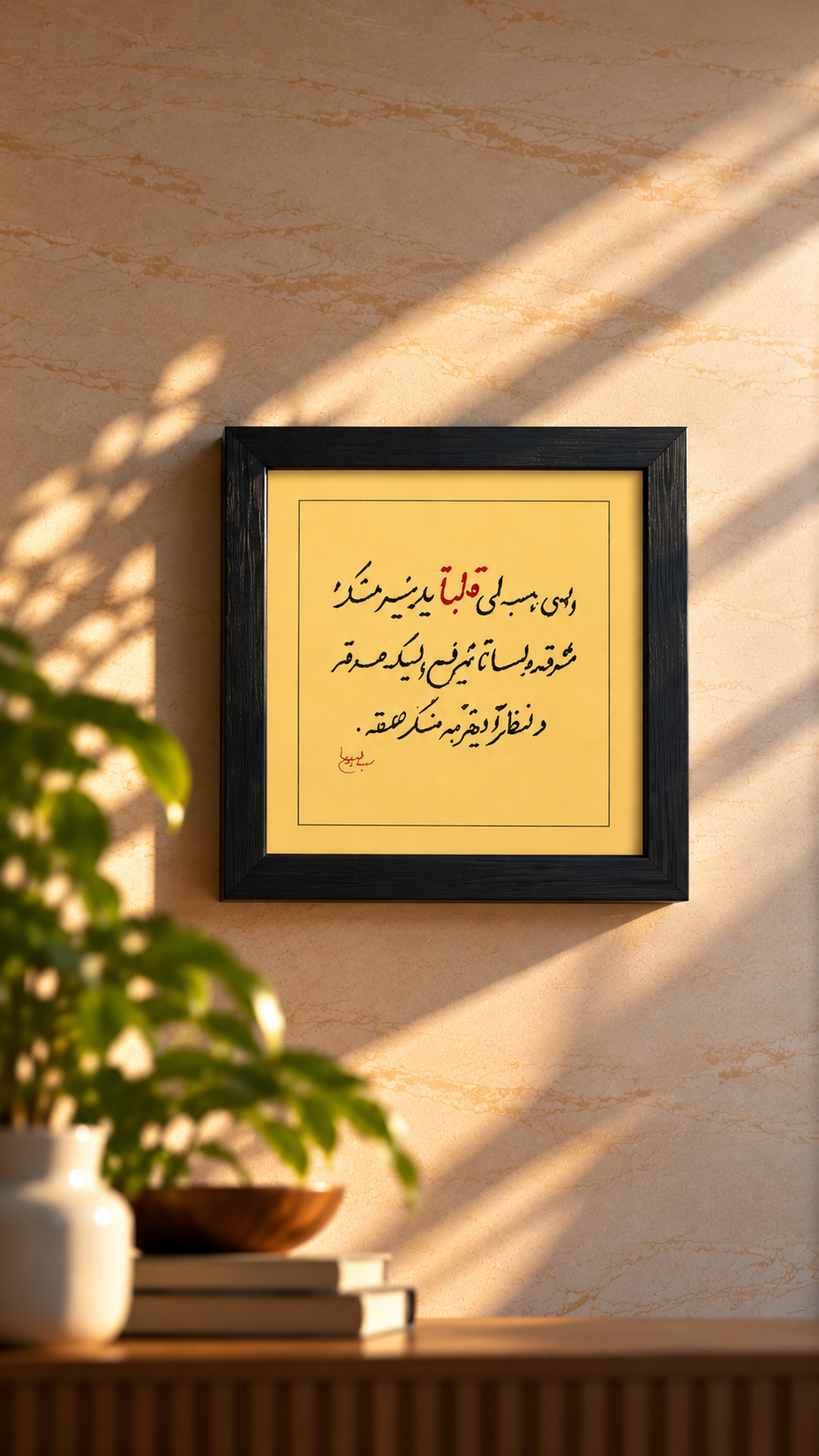 15-wall-3 تابلو دست خط رهبر شهید - تصویر 1